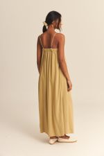 Vestido Vanessa Modal Verde Romã