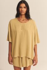 Blusa Bela Modal Verde Romã