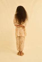Blusa Seda Ana Impressão Botânica Araucária 