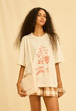 Camiseta Flavia Urucum Amazônia Algodão Orgânico
