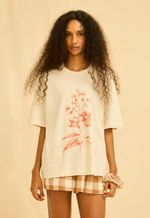 Camiseta Flavia Urucum Amazônia Algodão Orgânico