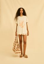 Camiseta Flavia Guaraná Amazônia Algodão Orgânico