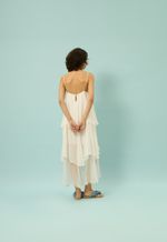 Vestido Seda Céu 