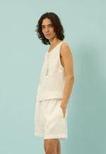 Regata Linho Ceci Off White