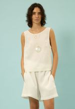 Regata Linho Ceci Off White