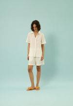 Camisa Linho Vick Off White