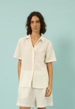 Camisa Linho Vick Off White