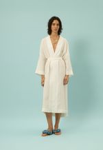 Kimono Linho Vick Off White
