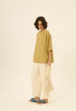Blusa Linho Gaia Verde Româ