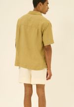 Camisa Linho Pedro Verde Romã