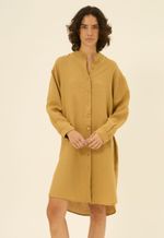Chemise Linho Olga Mostarda