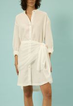 Chemise Linho Vick Off White