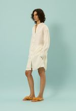 Chemise Linho Vick Off White