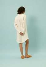 Chemise Linho Vick Off White