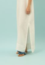Vestido Linho Beatriz Off White