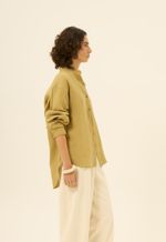 Camisa Bruna Linho  Verde Romã