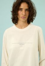 Camiseta Manga Longa Chegada Barco Algodão Orgânico Amyr Klink