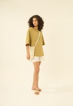 Blusa Linho Gaia Verde Româ