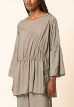 Blusa Modal Canaletas Íris Chumbo
