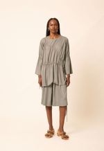 Blusa Modal Canaletas Íris Chumbo
