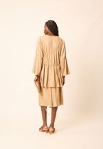 Blusa Modal Canaletas Íris Marrom