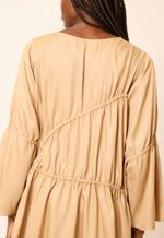 Blusa Modal Canaletas Íris Marrom