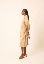 Blusa Modal Canaletas Íris Marrom