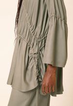 Blusa Modal Canaletas Íris Chumbo