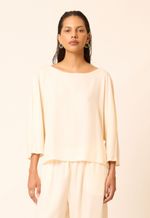 Blusa Modal Ampla Sofia  Areia 
