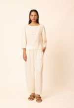 Blusa Modal Ampla Sofia  Areia 