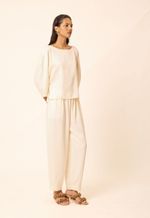 Blusa Modal Ampla Sofia  Areia 