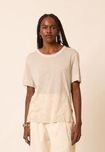 Camiseta  Modal Helo  Linho Natural 