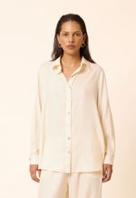 Camisa Modal Aruna  Areia 