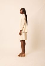 Casaco Algodão Orgânico Helena Off White