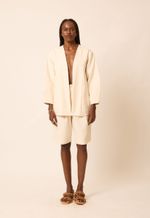 Casaco Algodão Orgânico Helena Off White