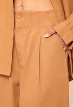 Calça Algodão Orgânico Helena  Marrom