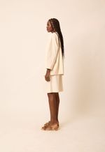 Bermuda Algodão Orgânico Helena Off White