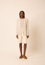 Bermuda Algodão Orgânico Helena Off White