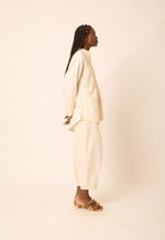 Calça Algodão Orgânico Helena  Off White
