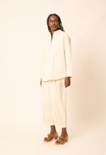 Calça Algodão Orgânico Helena  Off White