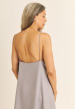 Vestido Transpassado TENCEL™  Micro Modal Maitê Lilás