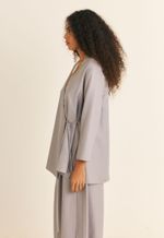 Blusa Transpassada TENCEL™ Micro Modal Maitê Lilás
