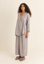 Calça Ampla TENCEL™ Micro Modal Maitê  Lilás