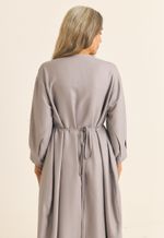 Vestido Amplo Transpassado TENCEL™  Micro Modal Maitê Lilás