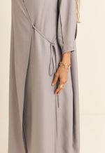 Vestido Amplo Transpassado TENCEL™  Micro Modal Maitê Lilás