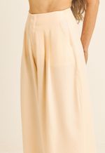 Calça Ampla TENCEL™ Micro Modal Maitê  Areia