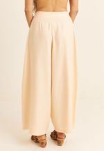 Calça Ampla TENCEL™ Micro Modal Maitê  Areia