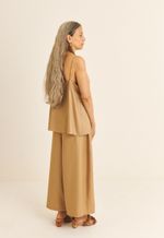 Regata Transpassada TENCEL™ Micro Modal Maitê Marrom