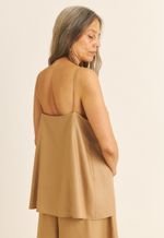 Regata Transpassada TENCEL™ Micro Modal Maitê Marrom