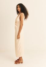 Vestido Torção TENCEL™ Micro Modal Eloise Areia 